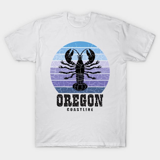 OREGON STATE COASTLINE T-Shirt by Master2d